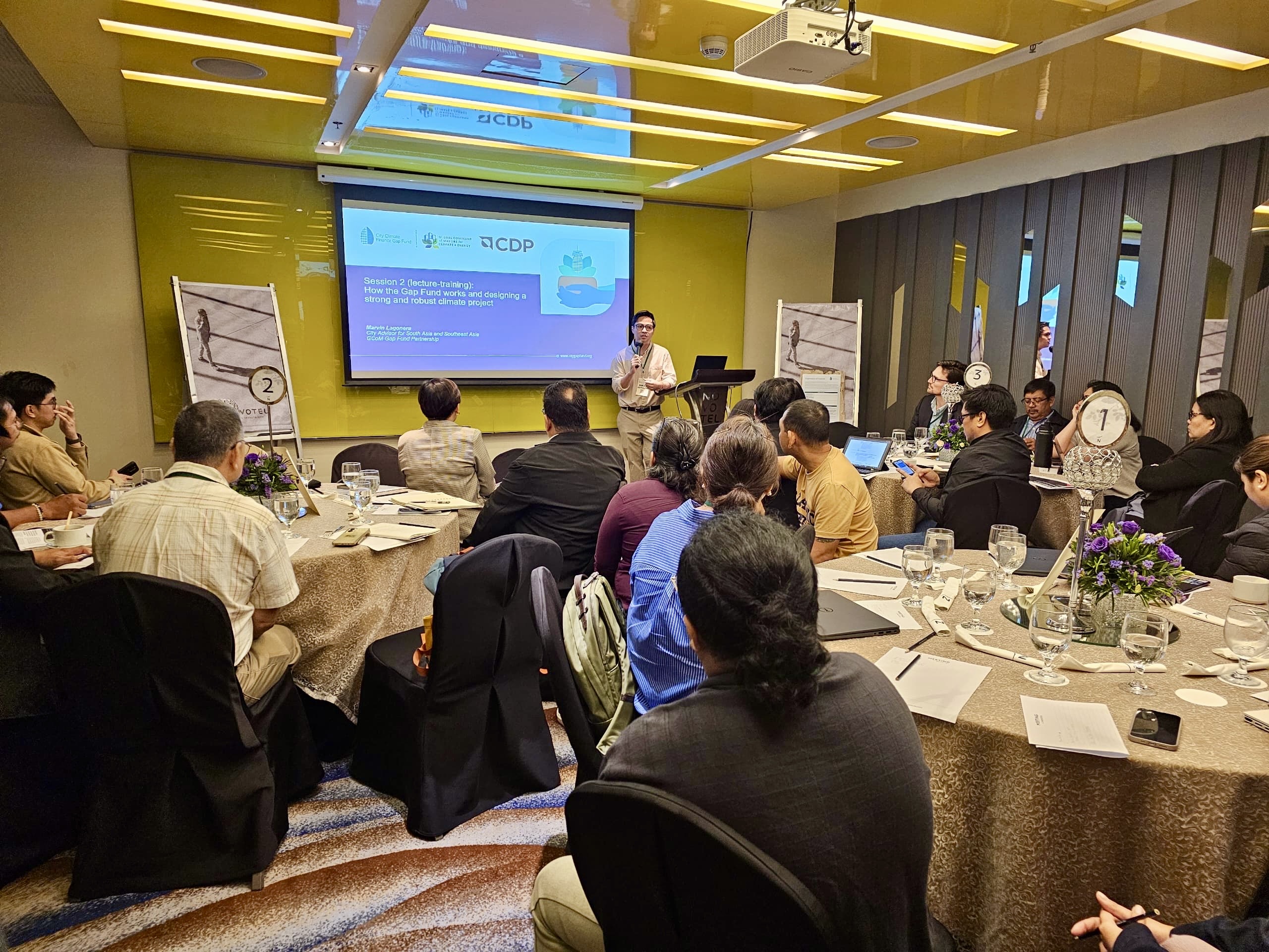 Building Climate Resilience in Philippine Cities Through a Collaborative Approach: The GCoM-Gap Fund Partnership and CDP Co-Host Roundtable Discussion