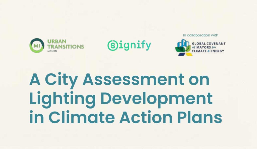 A City Assessment on Lighting Development in Climate Action Plans