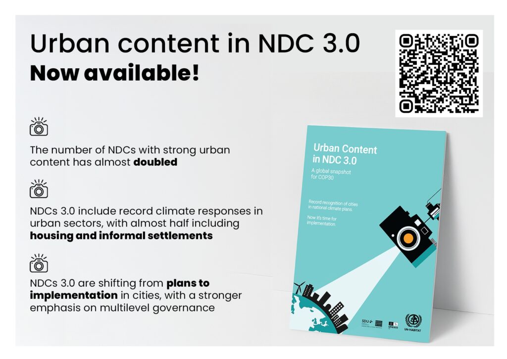 Urban Content in NDC 3.0 — A Global Snapshot for COP30